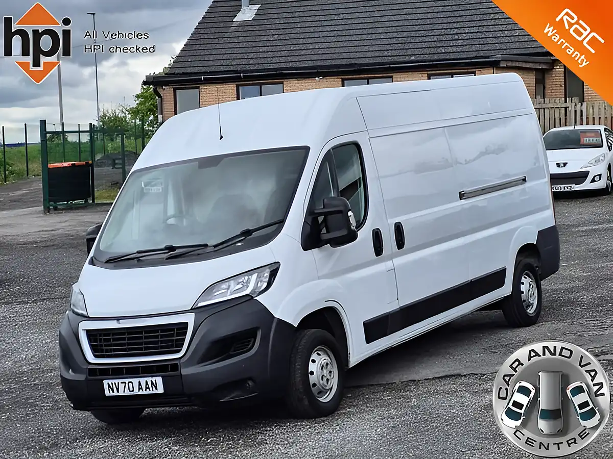 Used 2021 Peugeot Boxer 335 S L3 H2 Lwb White - Front View