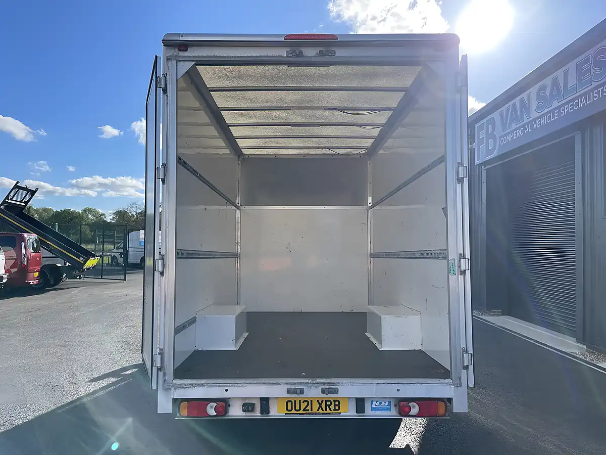 Used 2021 Peugeot Boxer Luton Low Loader White - Interior and Exterior details 12