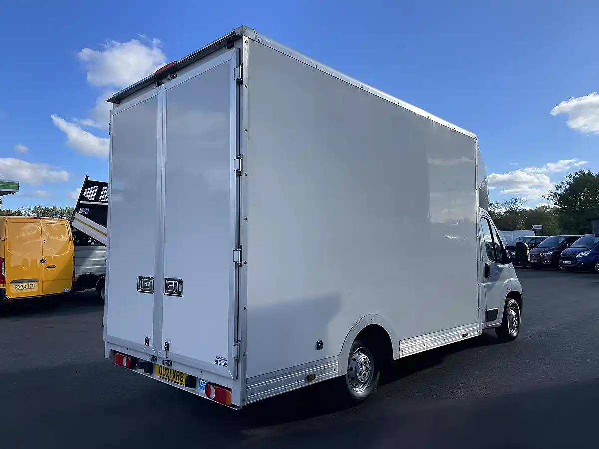 Used 2021 Peugeot Boxer Luton Low Loader White - Interior and Exterior details 5