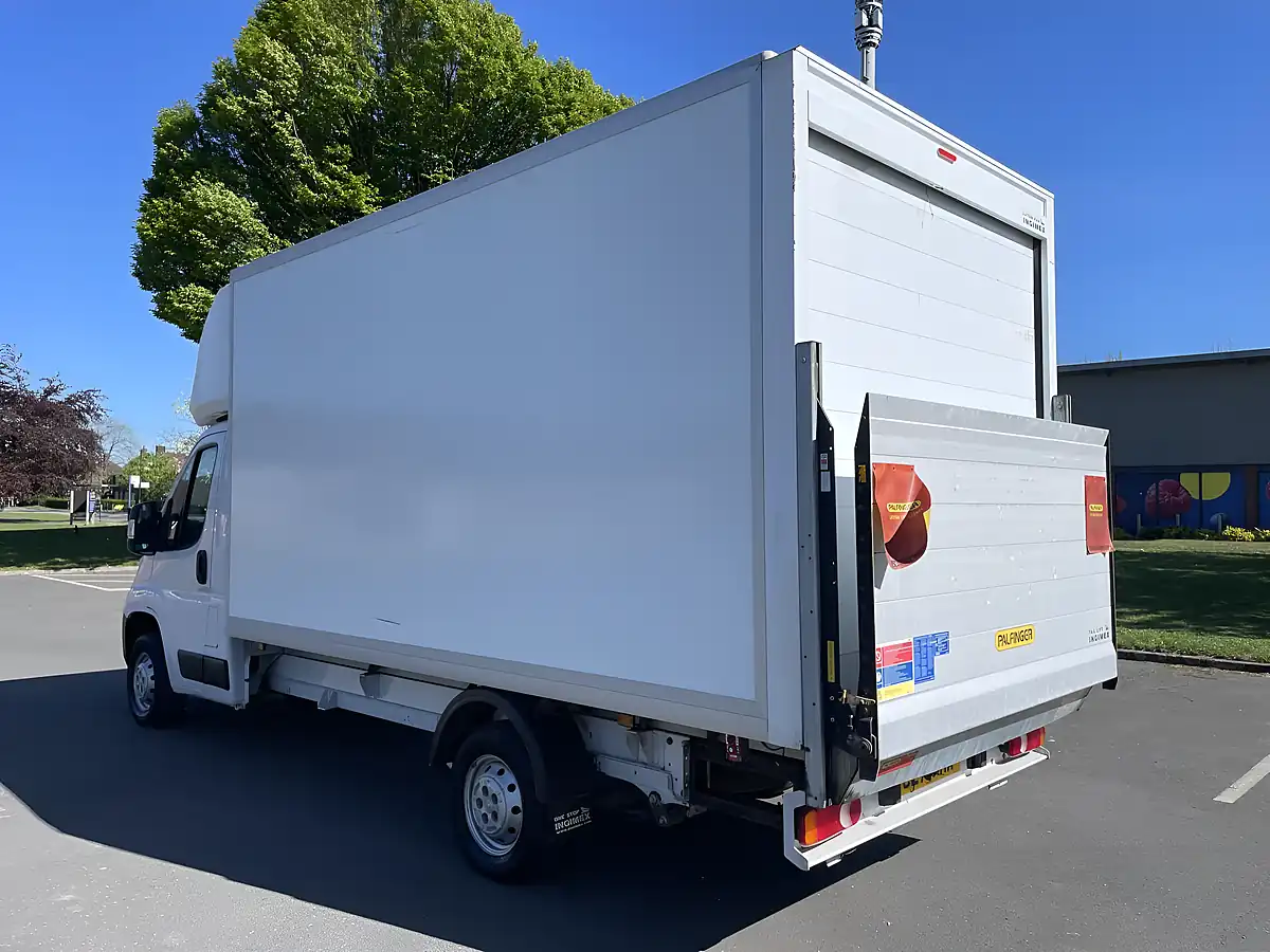Used 2021 Peugeot Boxer Luton With Tail Lift White - Interior and Exterior details 4