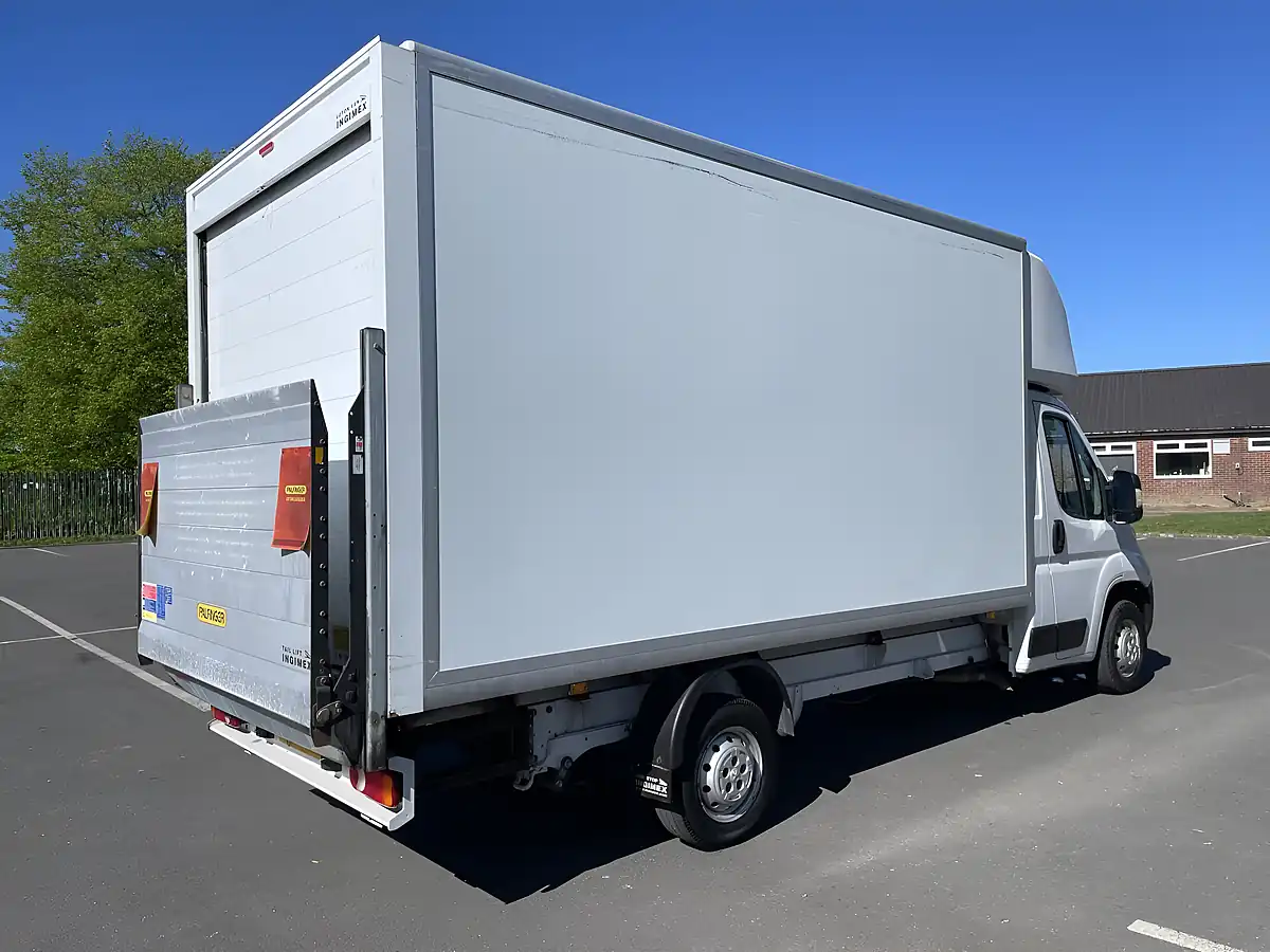 Used 2021 Peugeot Boxer Luton With Tail Lift White - Interior and Exterior details 6