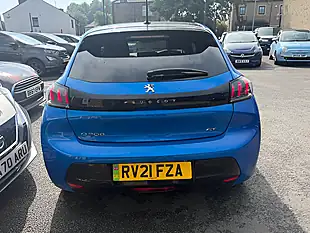 Used 2021 Peugeot e-208 GT Premium Blue - Interior and Exterior details 5