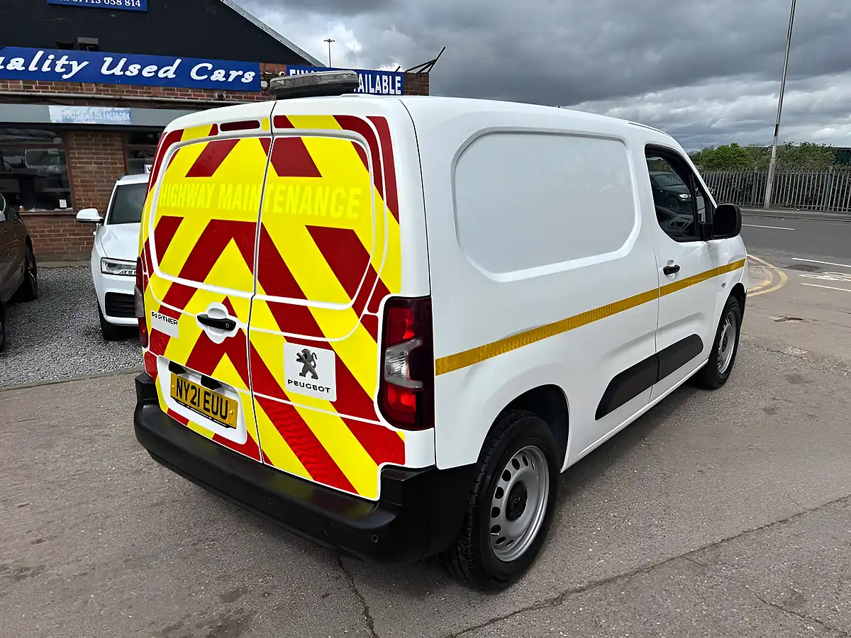 Used 2021 Peugeot Partner Grip Standard Panel Van Swb White - Interior and Exterior details 11