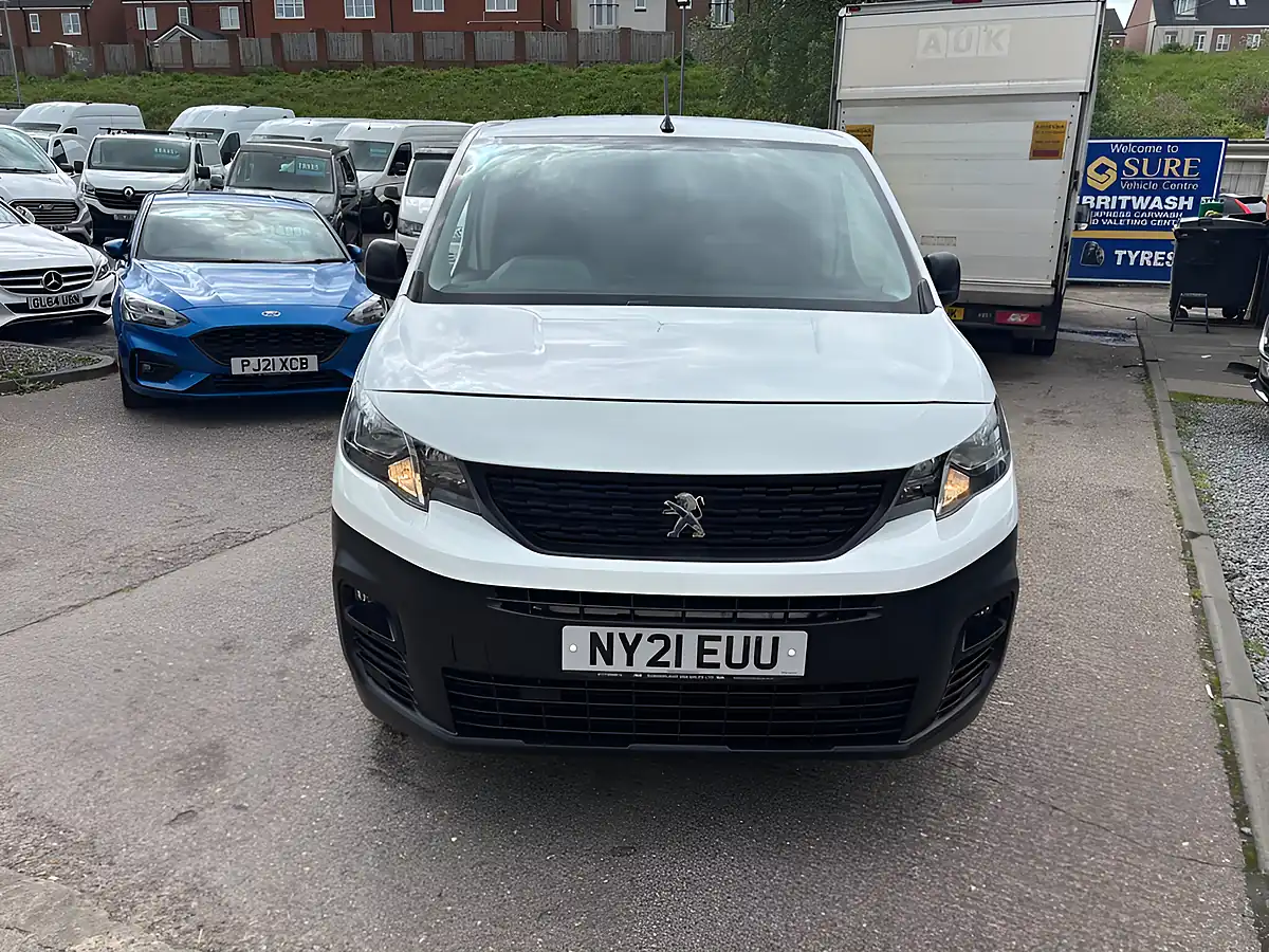 Used 2021 Peugeot Partner Grip Standard Panel Van Swb White - Interior and Exterior details 2