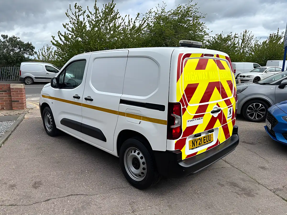 Used 2021 Peugeot Partner Grip Standard Panel Van Swb White - Interior and Exterior details 7
