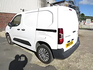Used 2021 Peugeot Partner Professional Standard Panel Van White - Interior and Exterior details 7