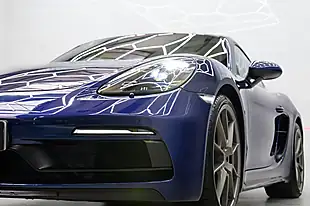 Used 2021 Porsche 718 Cayman Gts Blue - Interior and Exterior details 10