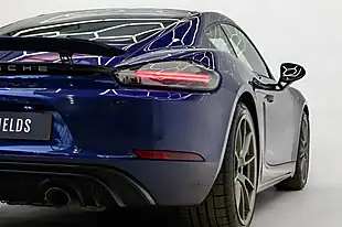 Used 2021 Porsche 718 Cayman Gts Blue - Interior and Exterior details 12