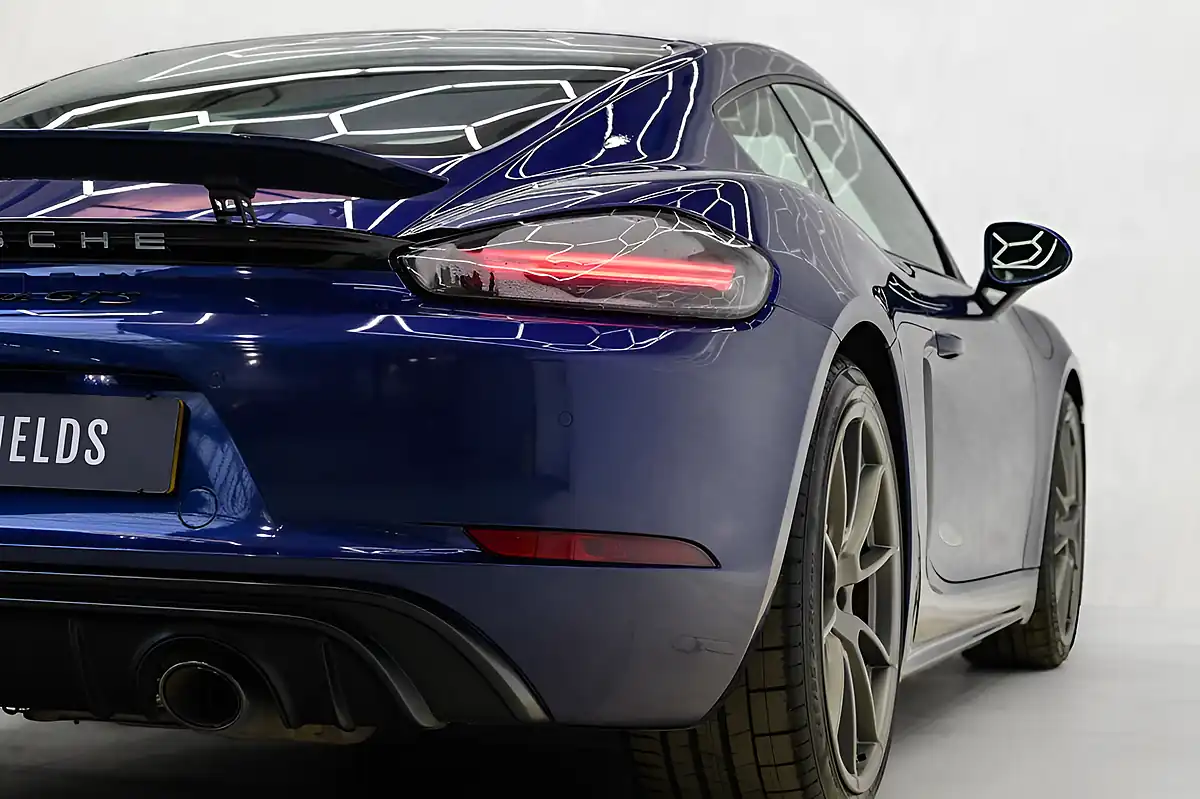 Used 2021 Porsche 718 Cayman Gts Blue - Interior and Exterior details 12