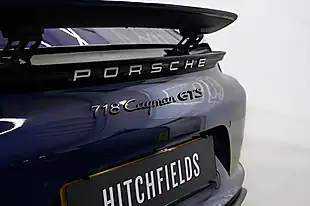 Used 2021 Porsche 718 Cayman Gts Blue - Interior and Exterior details 14