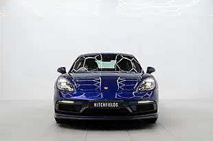 Used 2021 Porsche 718 Cayman Gts Blue - Interior and Exterior details 4