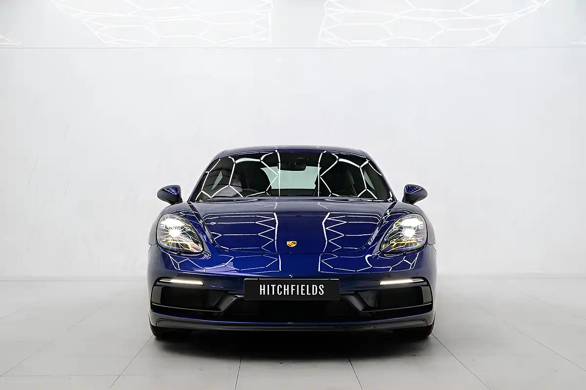 Used 2021 Porsche 718 Cayman Gts Blue - Interior and Exterior details 4
