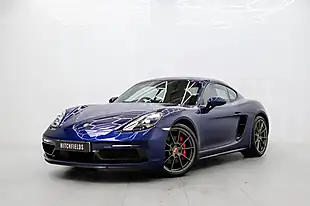 Used 2021 Porsche 718 Cayman Gts Blue - Interior and Exterior details 5