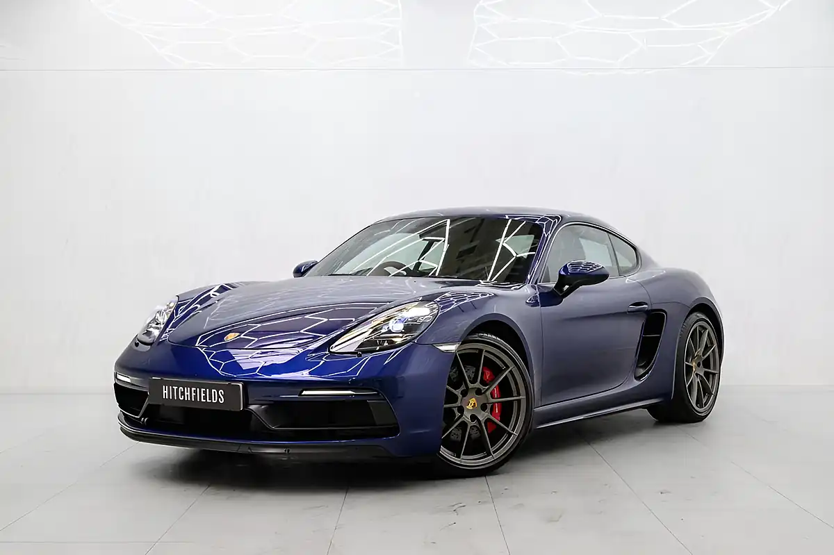 Used 2021 Porsche 718 Cayman Gts Blue - Interior and Exterior details 5