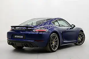 Used 2021 Porsche 718 Cayman Gts Blue - Interior and Exterior details 6