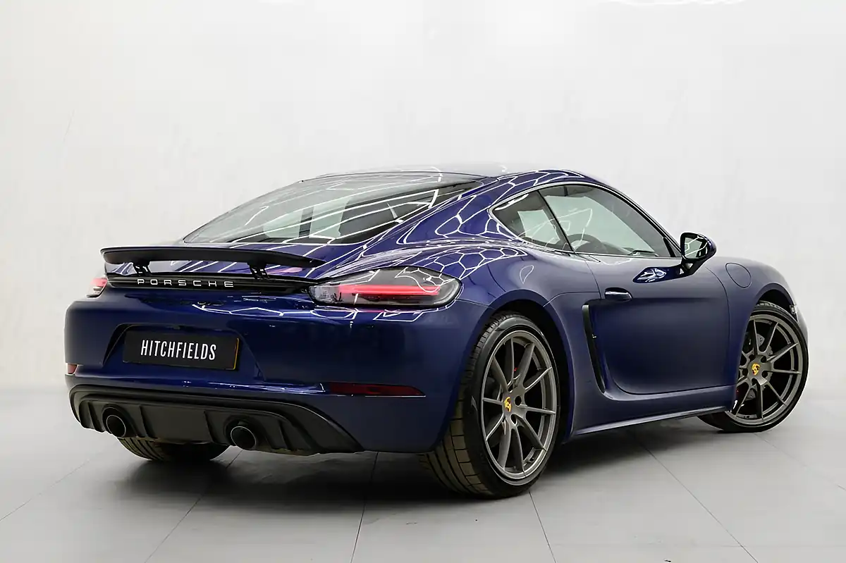 Used 2021 Porsche 718 Cayman Gts Blue - Interior and Exterior details 6