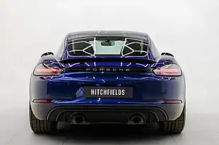 Used 2021 Porsche 718 Cayman Gts Blue - Interior and Exterior details 7