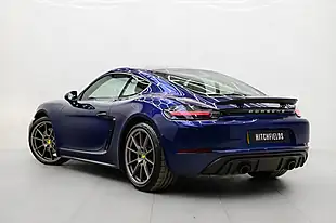 Used 2021 Porsche 718 Cayman Gts Blue - Interior and Exterior details 8