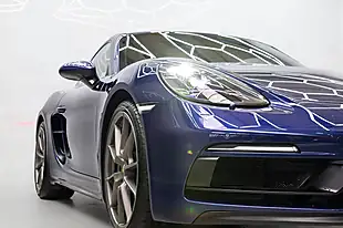 Used 2021 Porsche 718 Cayman Gts Blue - Interior and Exterior details 9