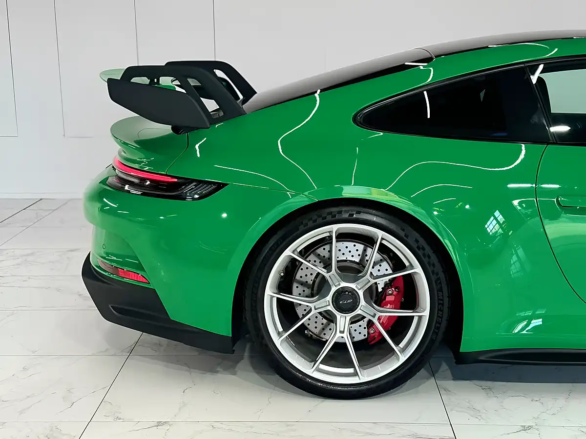 Used 2021 Porsche 911 GT3 Python Green - Interior and Exterior details 10