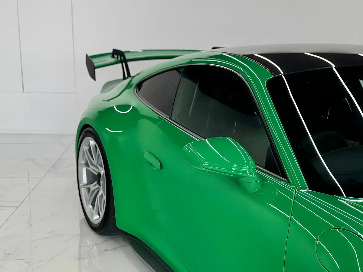 Used 2021 Porsche 911 GT3 Python Green - Interior and Exterior details 11