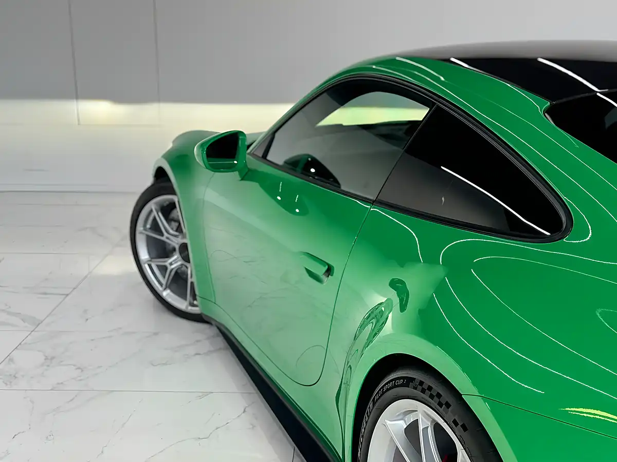 Used 2021 Porsche 911 GT3 Python Green - Interior and Exterior details 14