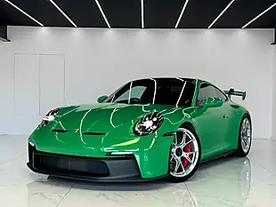 Used 2021 Porsche 911 GT3 Python Green - Interior and Exterior details 2