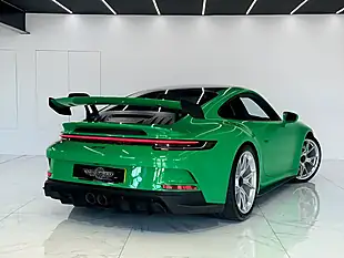Used 2021 Porsche 911 GT3 Python Green - Interior and Exterior details 6