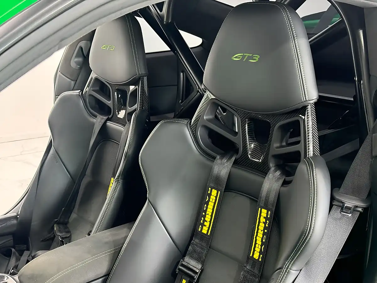 Used 2021 Porsche 911 GT3 Python Green - Interior and Exterior details 8