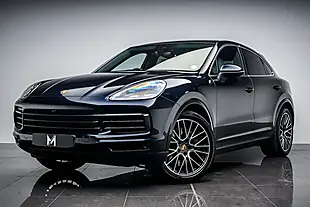 Used 2021 Porsche Cayenne S Coupe Blue - Interior and Exterior details 4