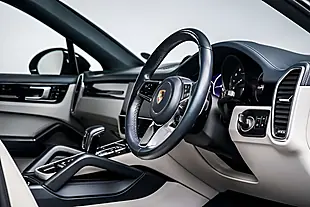 Used 2021 Porsche Cayenne S Coupe Blue - Interior and Exterior details 7