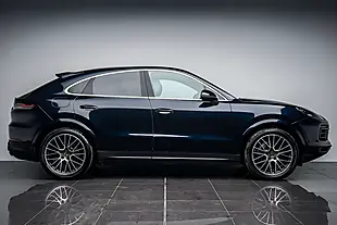 Used 2021 Porsche Cayenne S Coupe Blue - Interior and Exterior details 8