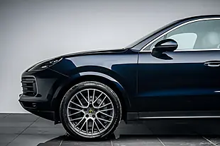 Used 2021 Porsche Cayenne S Coupe Blue - Interior and Exterior details 9