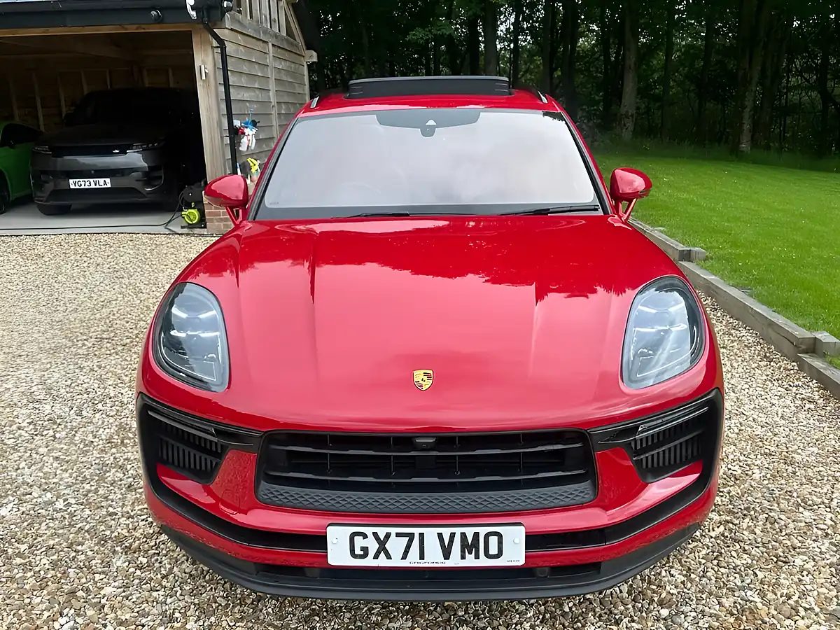 Used 2021 Porsche Macan S Carmine Red - Interior and Exterior details 11