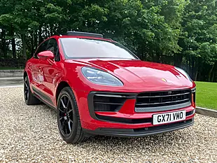 Used 2021 Porsche Macan S Carmine Red - Interior and Exterior details 14