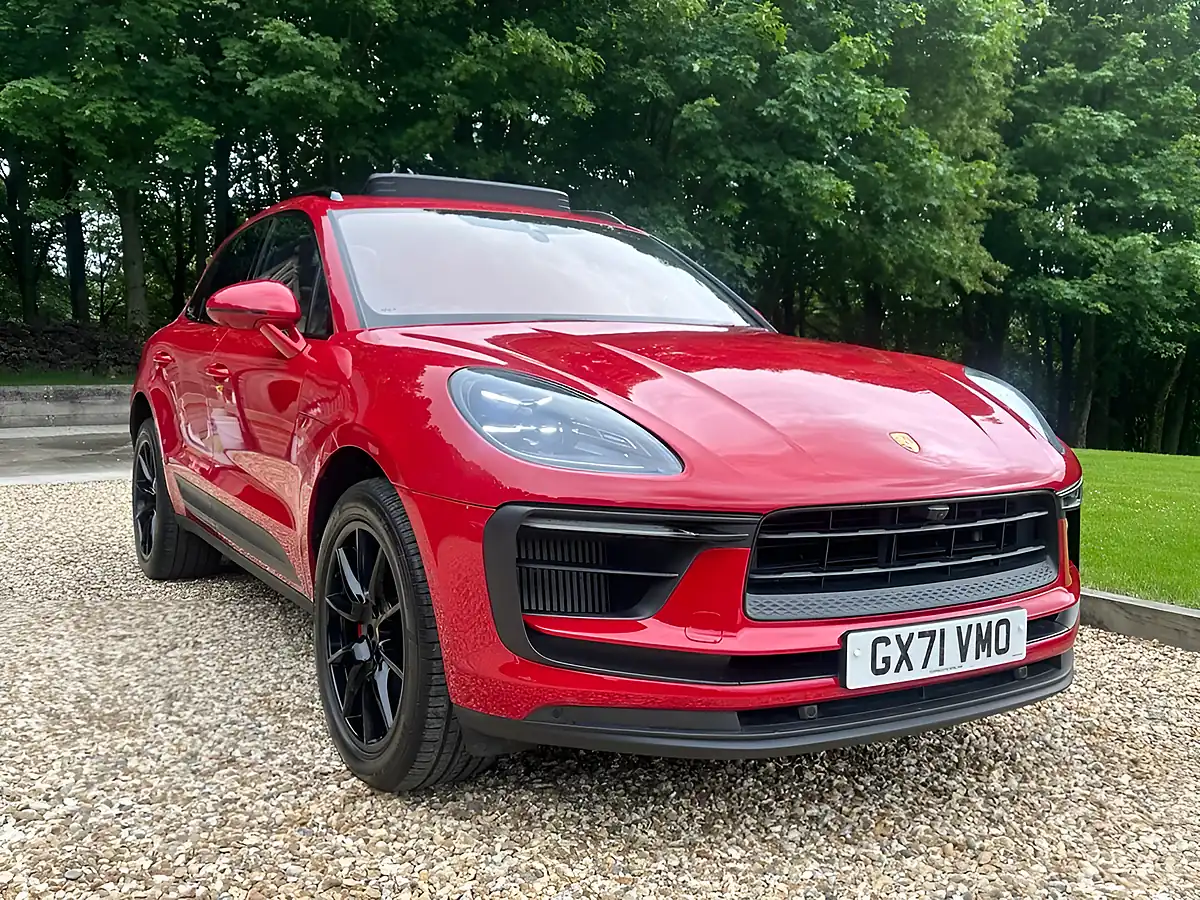 Used 2021 Porsche Macan S Carmine Red - Interior and Exterior details 14