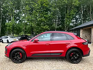 Used 2021 Porsche Macan S Carmine Red - Interior and Exterior details 3