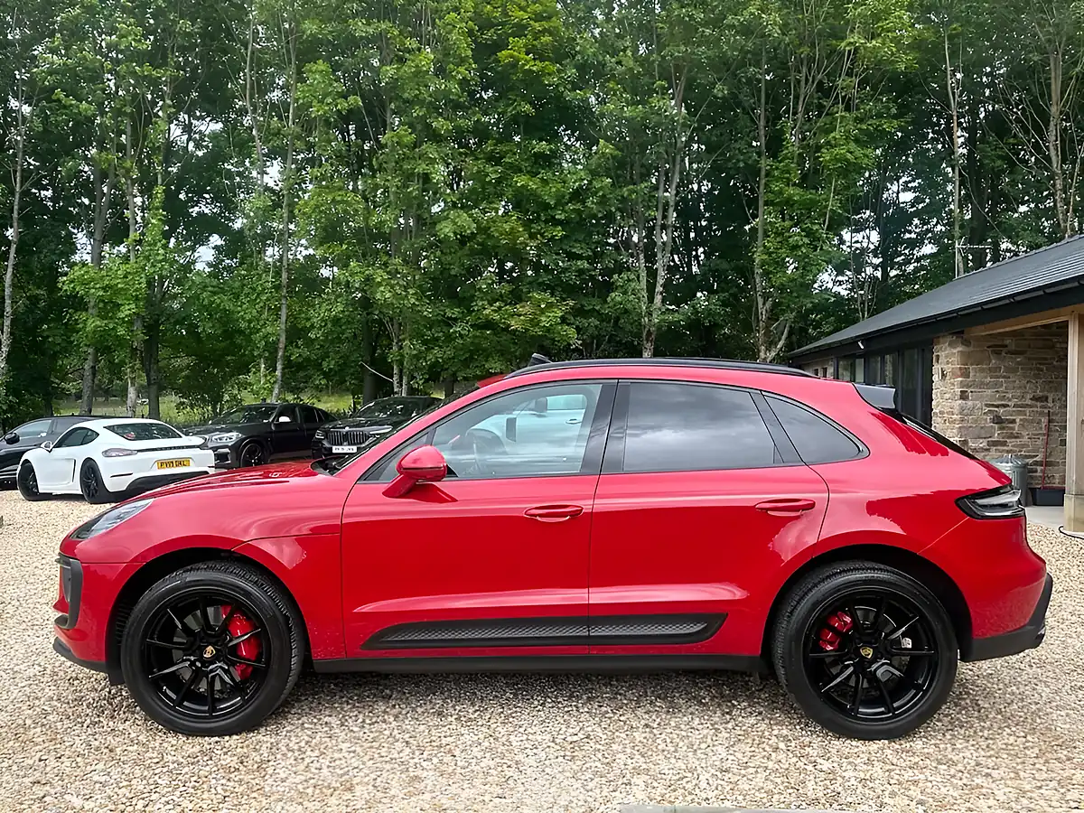 Used 2021 Porsche Macan S Carmine Red - Interior and Exterior details 3