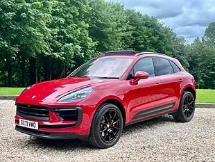 Used 2021 Porsche Macan S Carmine Red - Interior and Exterior details 7
