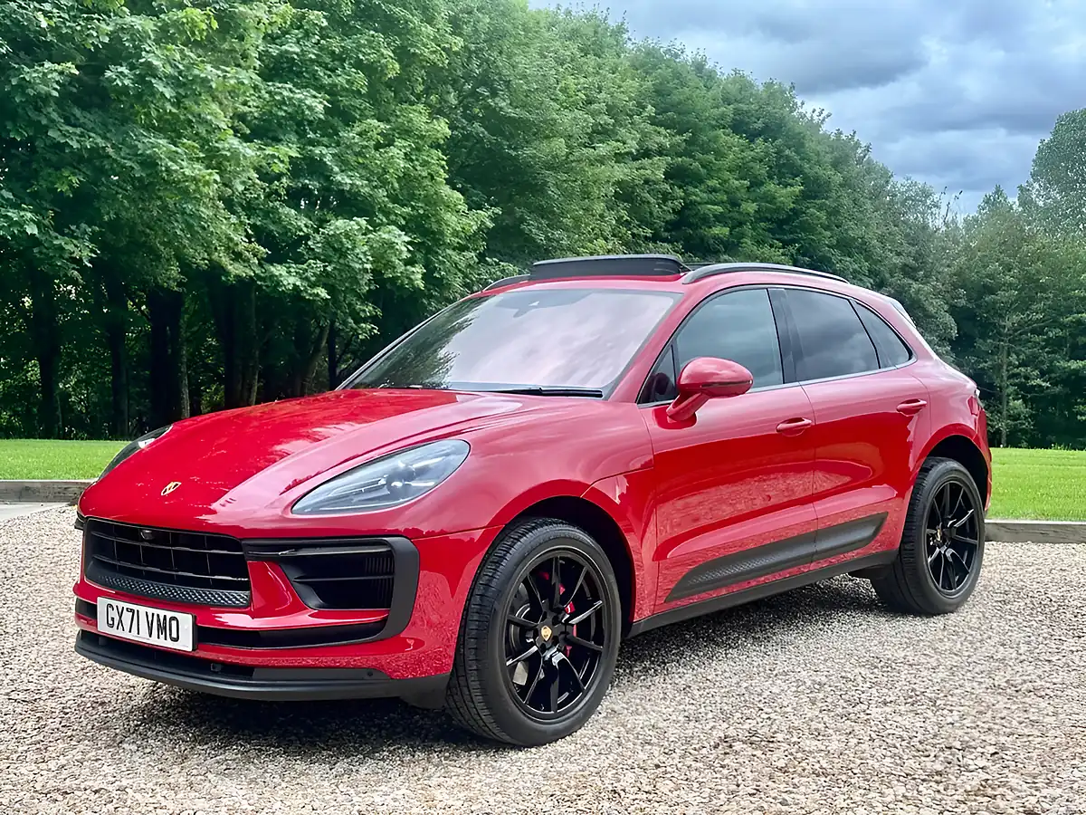 Used 2021 Porsche Macan S Carmine Red - Interior and Exterior details 7