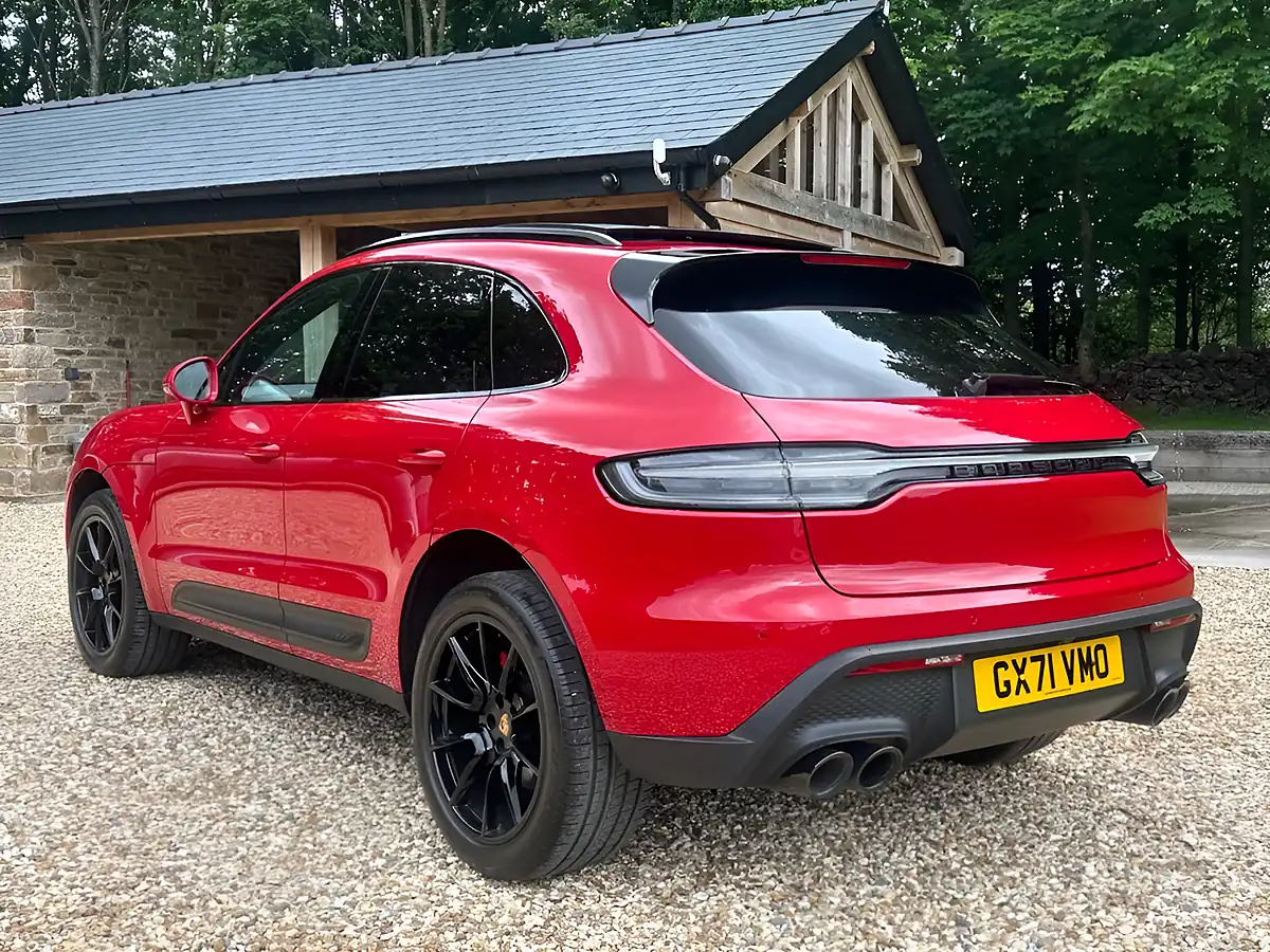 Used 2021 Porsche Macan S Carmine Red - Interior and Exterior details 9