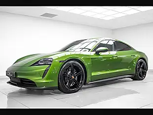 Used 2021 Porsche Taycan Performance 4S Mamba Green - Interior and Exterior details 3