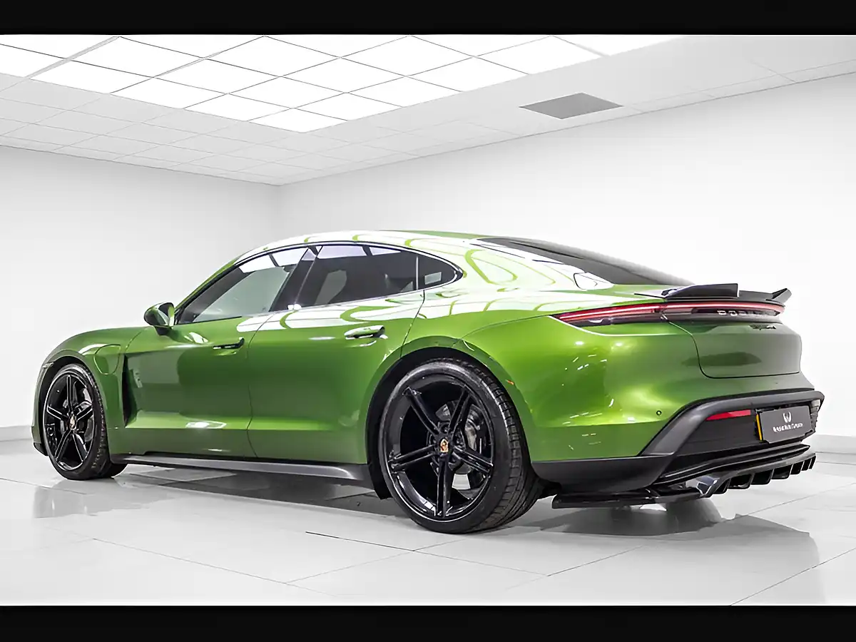 Used 2021 Porsche Taycan Performance 4S Mamba Green - Interior and Exterior details 4