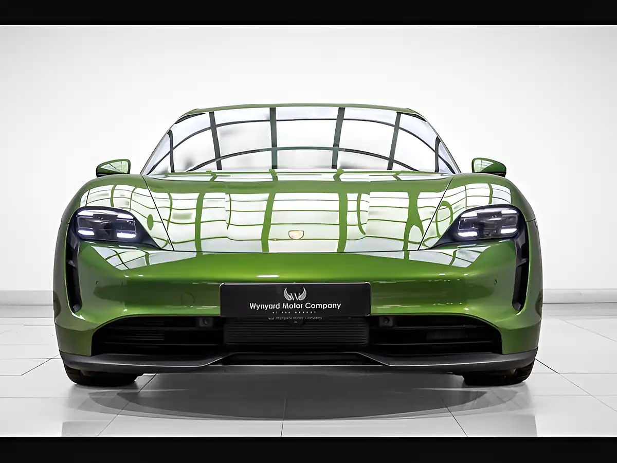 Used 2021 Porsche Taycan Performance 4S Mamba Green - Interior and Exterior details 5