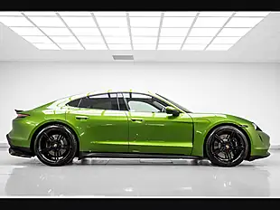 Used 2021 Porsche Taycan Performance 4S Mamba Green - Interior and Exterior details 7