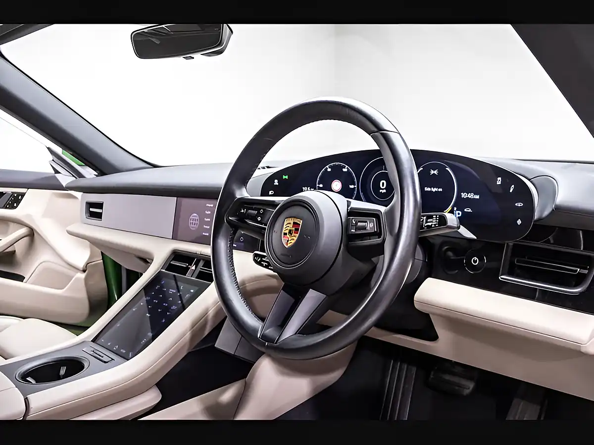 Used 2021 Porsche Taycan Performance 4S Mamba Green - Interior and Exterior details 9