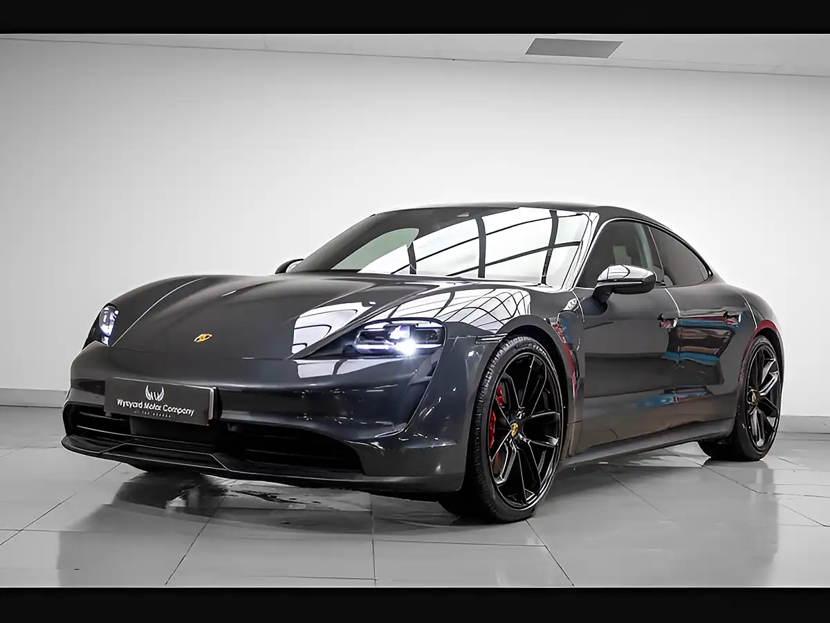 Used 2021 Porsche Taycan Performance Plus 4S Grey - Front View