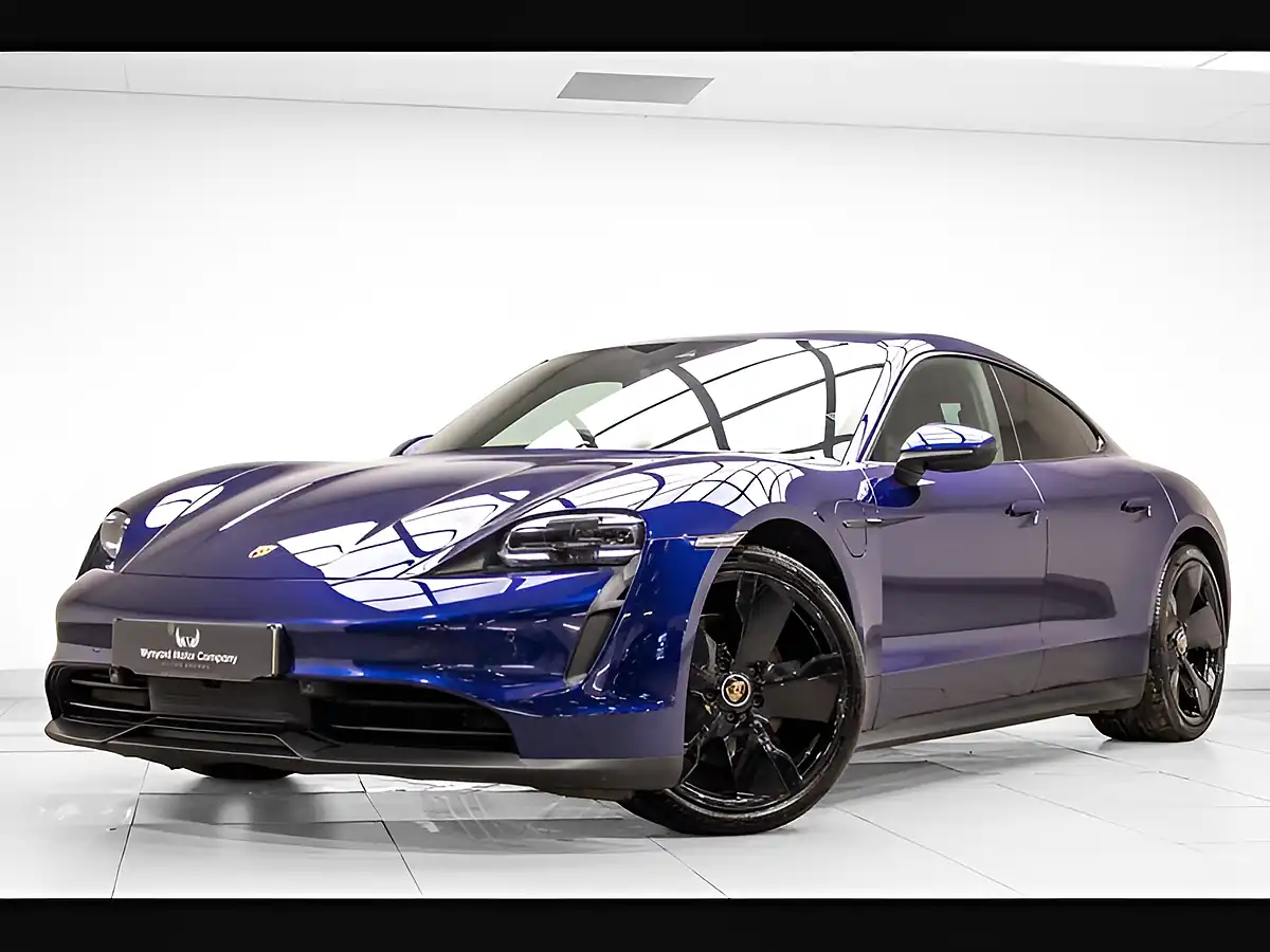 Used 2021 Porsche Taycan Performance Plus Blue - Front View