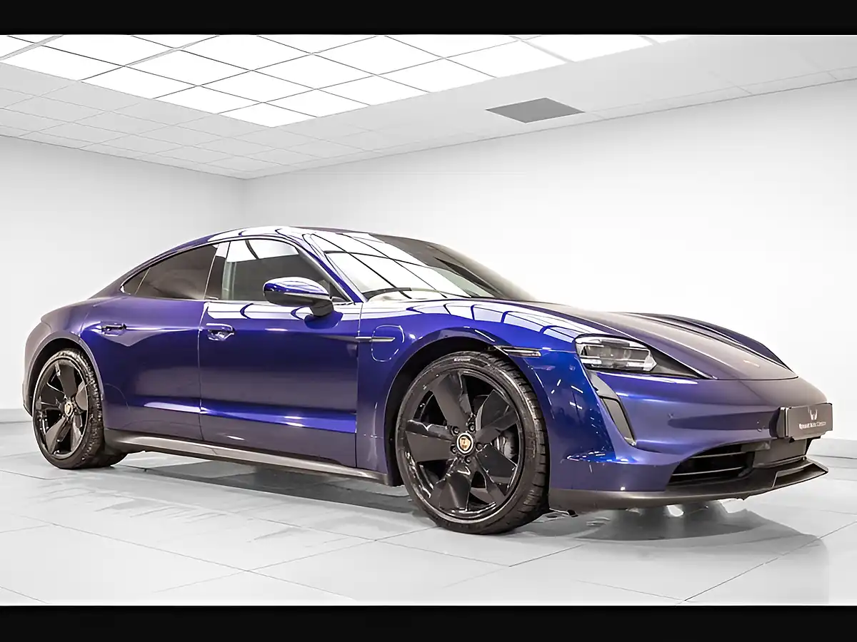 Used 2021 Porsche Taycan Performance Plus Blue - Interior and Exterior details 2
