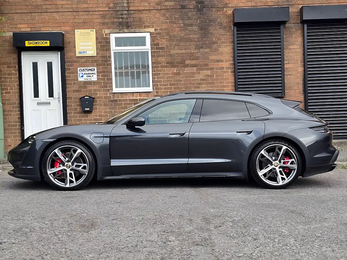 Used 2021 Porsche Taycan Performance Plus Cross Turismo Grey - Interior and Exterior details 8